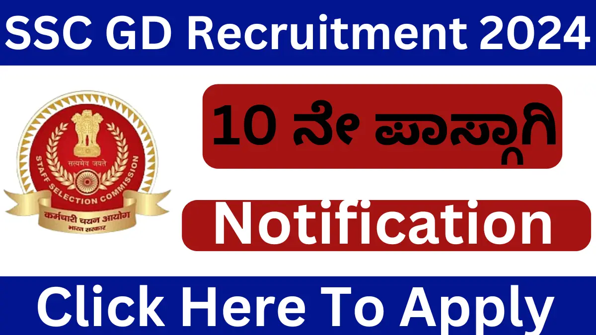 SSC GD Recruitment 2024